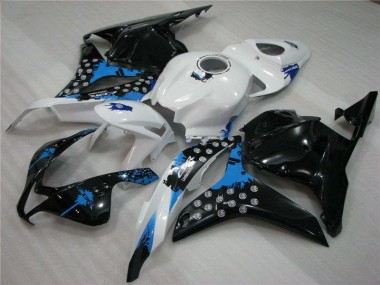 Inexpensive 2009-2012 Black White Blue Honda CBR600RR Motor Fairings