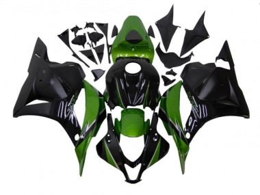 Inexpensive 2009-2012 Green Black Honda CBR600RR Motorcycle Fairing Kits & Plastic Bodywork MF2025