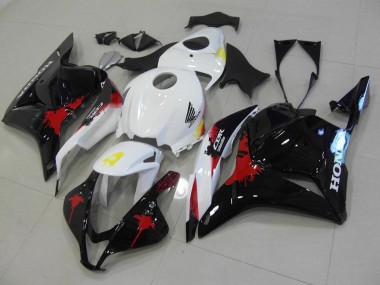 Inexpensive 2009-2012 Black Red White Honda CBR600RR Motorcycle Bodywork