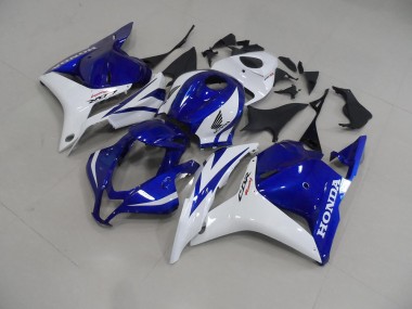 Inexpensive 2009-2012 Blue White Honda CBR600RR Motorcycle Fairing