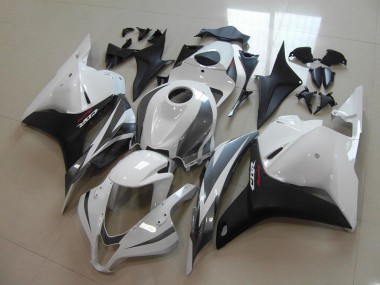 Inexpensive 2009-2012 White Black Grey Honda CBR600RR Motorbike Fairings
