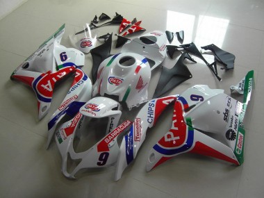 Inexpensive 2009-2012 Red White Pata Honda CBR600RR Motorcycle Fairing Kit