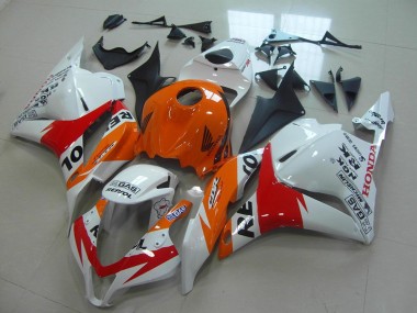 Inexpensive 2009-2012 White New Repsol Honda CBR600RR Replacement Motorcycle Fairings