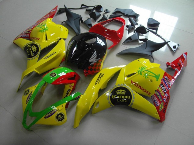 Inexpensive 2009-2012 Yellow Corona Extra Honda CBR600RR Motorbike Fairing Kits Inexpensive 2009-2012 Yellow Corona Extra Honda CBR600RR Motorbike Fairing Kits