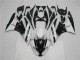 Inexpensive 2009-2012 Black White Kawasaki ZX6R Motorcycle Fairings Inexpensive 2009-2012 Black White Kawasaki ZX6R Motorcycle Fairings