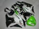 Inexpensive 2009-2012 Green Black White 25 Kawasaki ZX6R Bike Fairings Inexpensive 2009-2012 Green Black White 25 Kawasaki ZX6R Bike Fairings