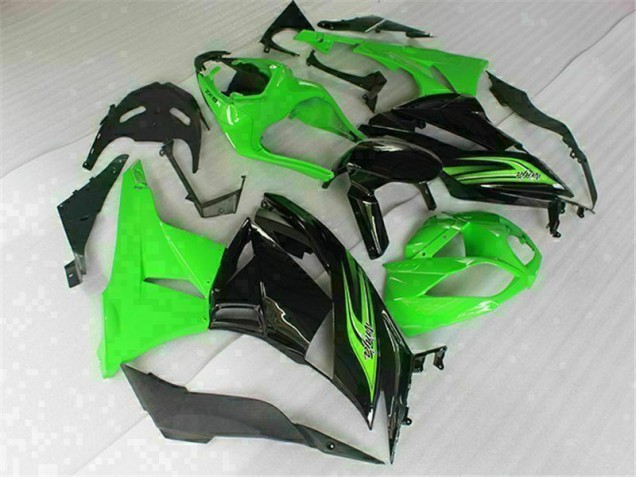 Inexpensive 2009-2012 Green Black Kawasaki ZX6R Motorbike Fairing Inexpensive 2009-2012 Green Black Kawasaki ZX6R Motorbike Fairing