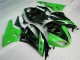 Inexpensive 2009-2012 Black Green Kawasaki ZX6R Bike Fairing Kit