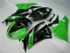 Inexpensive 2009-2012 Black Green Kawasaki ZX6R Bike Fairing Kit