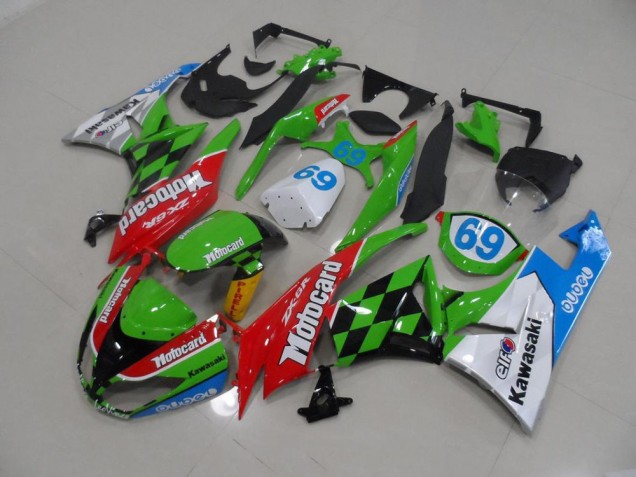 Inexpensive 2009-2012 Motocard Kawasaki ZX6R Motorcycle Fairings Kits Inexpensive 2009-2012 Motocard Kawasaki ZX6R Motorcycle Fairings Kits