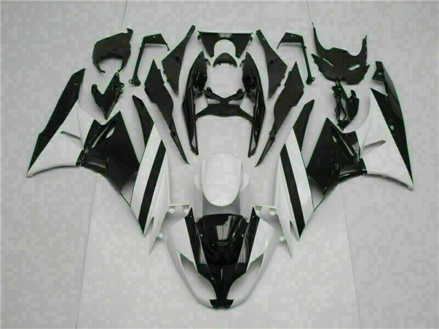 Inexpensive 2009-2012 White Black Kawasaki ZX6R Motorcycle Replacement Fairings Inexpensive 2009-2012 White Black Kawasaki ZX6R Motorcycle Replacement Fairings