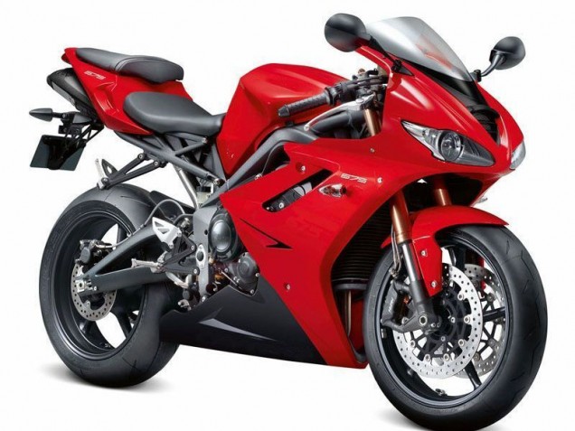 Inexpensive 2009-2012 Red Black Triumph Daytona 675 Triple Bike Fairings Inexpensive 2009-2012 Red Black Triumph Daytona 675 Triple Bike Fairings