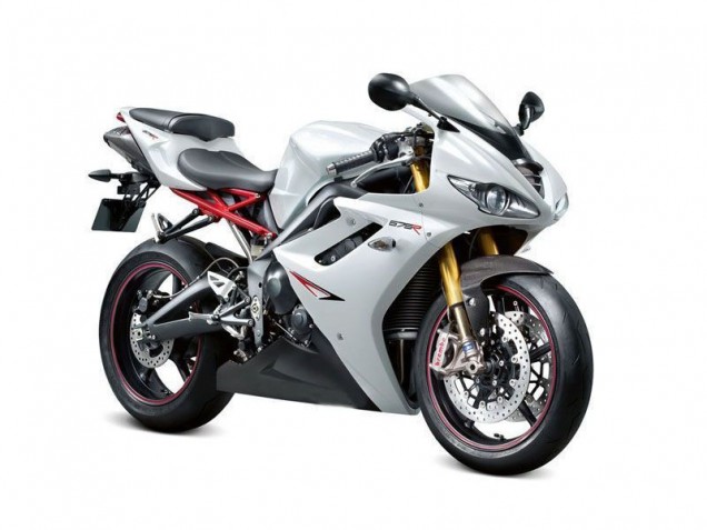 Inexpensive 2009-2012 Pearl White Black Triumph Daytona 675 Triple Motorbike Fairing Inexpensive 2009-2012 Pearl White Black Triumph Daytona 675 Triple Motorbike Fairing