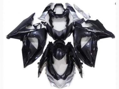 Inexpensive 2009-2016 Black Silver Suzuki GSXR1000 Bike Fairings