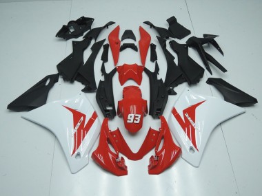Inexpensive 2011-2013 Red White Honda CBR125R Motorcycle Fairing Kits & Plastic Bodywork MF2799