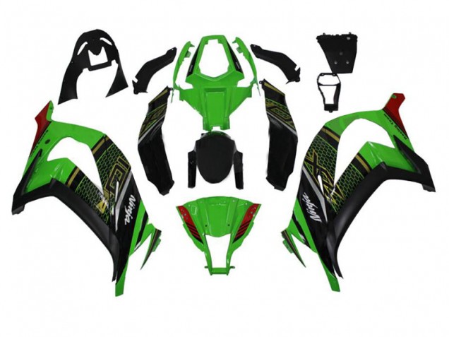 Inexpensive 2011-2015 Green Black Kawasaki ZX10R Bike Fairing Inexpensive 2011-2015 Green Black Kawasaki ZX10R Bike Fairing