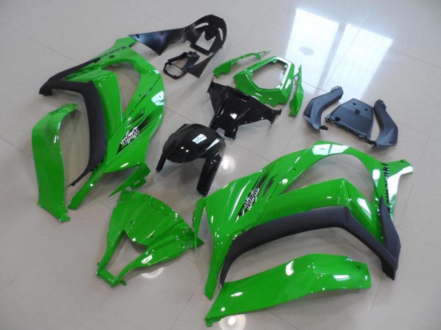 Inexpensive 2011-2015 Green OEM Style Kawasaki ZX10R Replacement Fairings