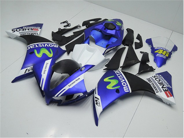 Inexpensive 2012-2014 Blue White Black Yamaha YZF R1 Motorcycle Replacement Fairings Inexpensive 2012-2014 Blue White Black Yamaha YZF R1 Motorcycle Replacement Fairings