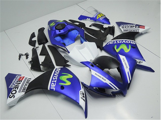 Inexpensive 2012-2014 Blue White Black Yamaha YZF R1 Motorcycle Replacement Fairings Inexpensive 2012-2014 Blue White Black Yamaha YZF R1 Motorcycle Replacement Fairings