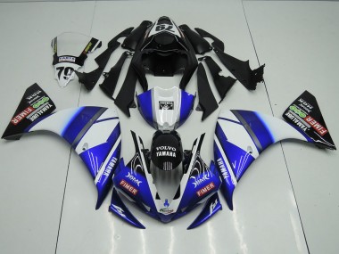 Inexpensive 2012-2014 Blue Black Sterilgarda Yamaha YZF R1 Motorcycle Fairing Kits & Plastic Bodywork MF2309