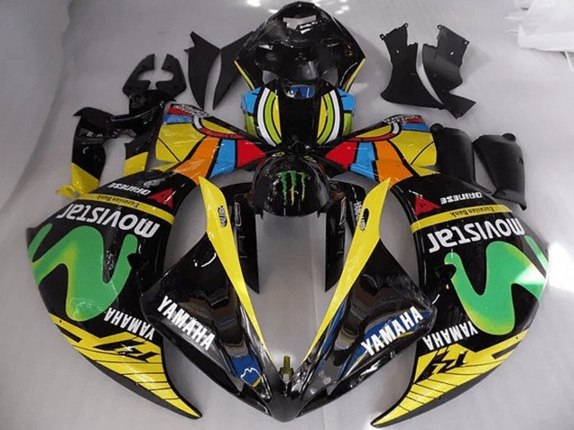Inexpensive 2012-2014 Rossi Moviestar Yamaha YZF R1 Bike Fairing Inexpensive 2012-2014 Rossi Moviestar Yamaha YZF R1 Bike Fairing