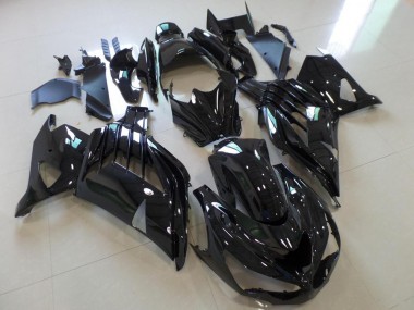 Inexpensive 2012-2015 Glossy Black Kawasaki Ninja ZX14R Motorcycle Fairing Kits & Plastic Bodywork MF3820