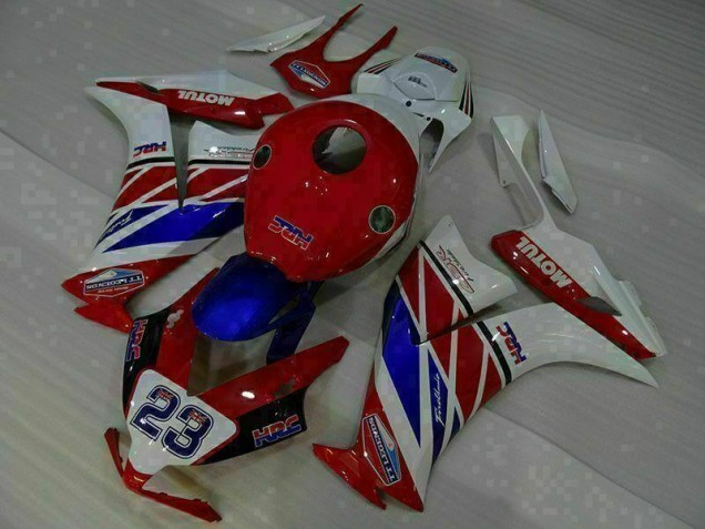 Inexpensive 2012-2016 Red White Blue 23 Honda CBR1000RR Bike Fairing Kit