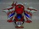 Inexpensive 2012-2016 Red White Blue 23 Honda CBR1000RR Bike Fairing Kit