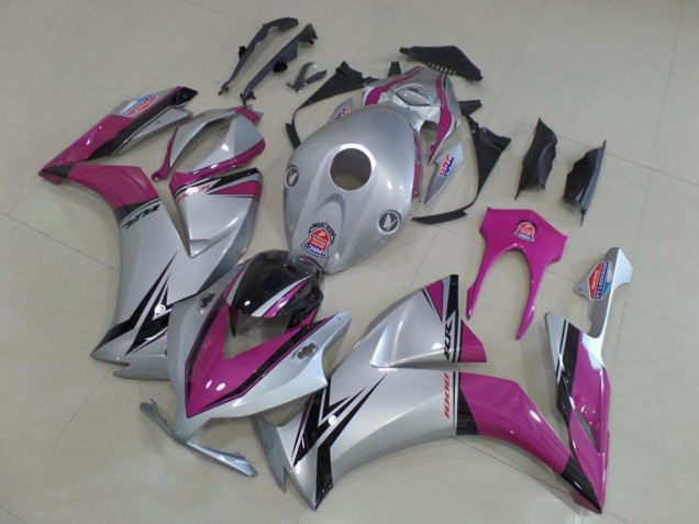 Inexpensive 2012-2016 Silver Pink Honda CBR1000RR Motorbike Fairing Kits