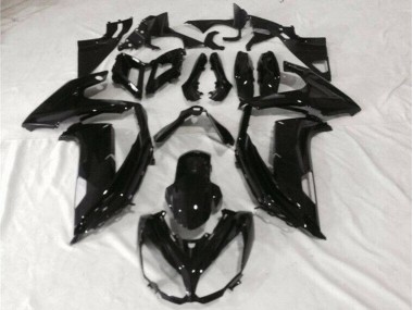 Inexpensive 2012-2016 Glossy Black Kawasaki EX650 Motor Bike Fairings