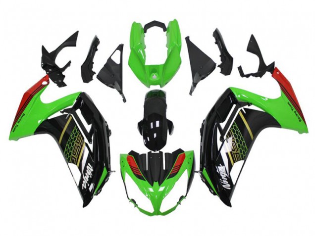 Inexpensive 2012-2016 Green Black Kawasaki EX650 Motorbike Fairing Inexpensive 2012-2016 Green Black Kawasaki EX650 Motorbike Fairing