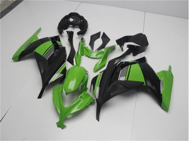 Inexpensive 2013-2016 Green Black Kawasaki EX300 Motor Bike Fairings