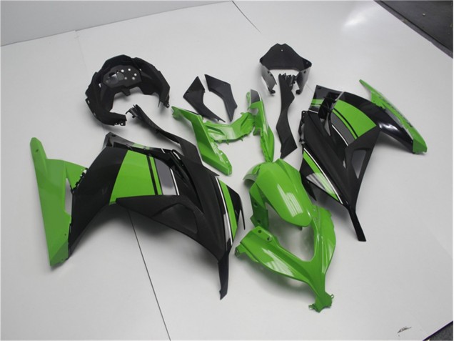 Inexpensive 2013-2016 Green Black Kawasaki EX300 Motor Bike Fairings