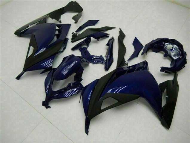 Inexpensive 2013-2016 Blue Black Kawasaki EX300 Motorcycle Fairings Kits