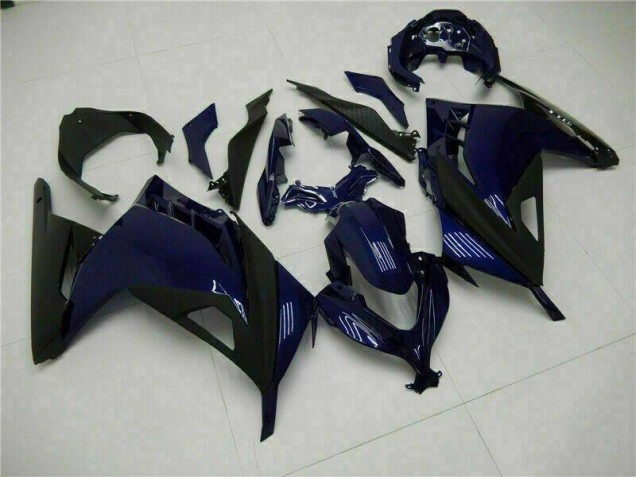Inexpensive 2013-2016 Blue Black Kawasaki EX300 Motorcycle Fairings Kits