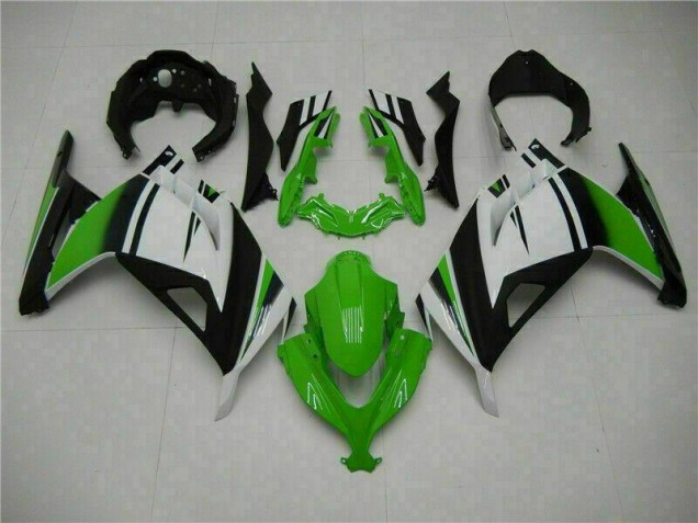 Inexpensive 2013-2016 Green Black Silver Kawasaki EX300 Moto Fairings Inexpensive 2013-2016 Green Black Silver Kawasaki EX300 Moto Fairings