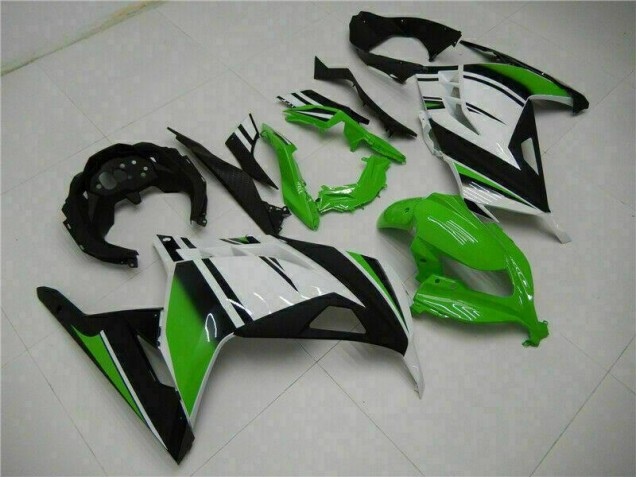Inexpensive 2013-2016 Green Black Silver Kawasaki EX300 Moto Fairings Inexpensive 2013-2016 Green Black Silver Kawasaki EX300 Moto Fairings