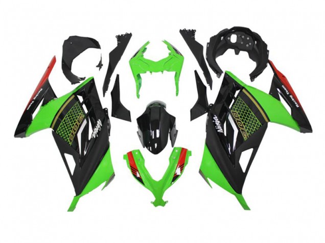 Inexpensive 2013-2016 Green Black Kawasaki EX300 Motor Bike Fairings & Bodywork Inexpensive 2013-2016 Green Black Kawasaki EX300 Motor Bike Fairings & Bodywork