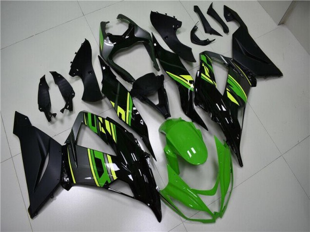 Inexpensive 2013-2018 Green Black Kawasaki ZX6R Replacement Fairings Inexpensive 2013-2018 Green Black Kawasaki ZX6R Replacement Fairings