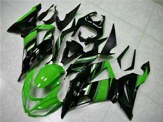 Inexpensive 2013-2018 Black Green Kawasaki ZX6R Motor Fairings Inexpensive 2013-2018 Black Green Kawasaki ZX6R Motor Fairings