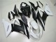 Inexpensive 2013-2018 White Black Kawasaki ZX6R Motorbike Fairings Inexpensive 2013-2018 White Black Kawasaki ZX6R Motorbike Fairings