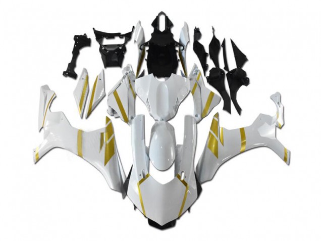 Inexpensive 2015-2019 White Gold Yamaha YZF R1 Motorbike Fairing Kits Inexpensive 2015-2019 White Gold Yamaha YZF R1 Motorbike Fairing Kits
