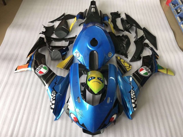 Inexpensive 2015-2019 Blue Shark Yamaha YZF R1 Motorbike Fairing Inexpensive 2015-2019 Blue Shark Yamaha YZF R1 Motorbike Fairing