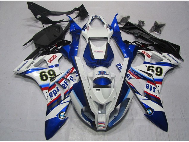 Inexpensive 2009-2014 White Blue Sterilgarda 69 BMW S1000RR Motor Fairings Inexpensive 2009-2014 White Blue Sterilgarda 69 BMW S1000RR Motor Fairings