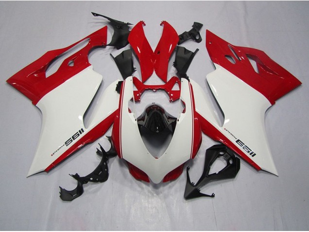 Inexpensive 2011-2014 White Red Ducati 1199 Bike Fairings Inexpensive 2011-2014 White Red Ducati 1199 Bike Fairings