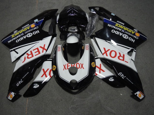 Inexpensive 2005-2006 Black White Xerox Ducati 749 Motorcycle Replacement Fairings Inexpensive 2005-2006 Black White Xerox Ducati 749 Motorcycle Replacement Fairings