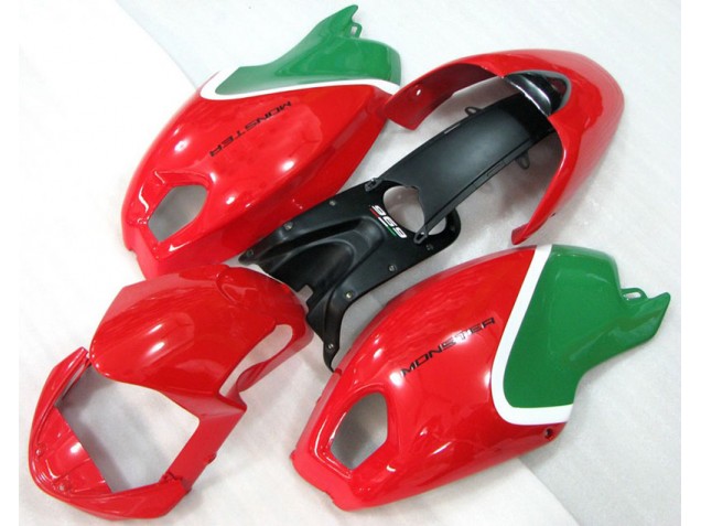 Inexpensive 2008-2012 Red Green Monster Ducati Monster 696 Motorcycle Replacement Fairings