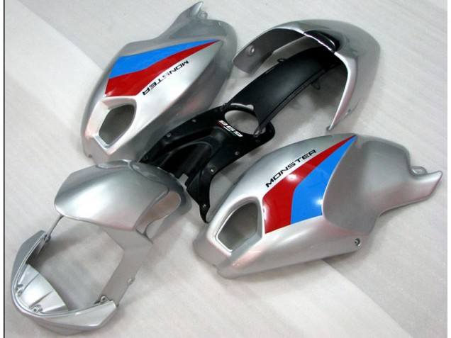 Inexpensive 2008-2012 Silver Monster Ducati Monster 696 Replacement Fairings
