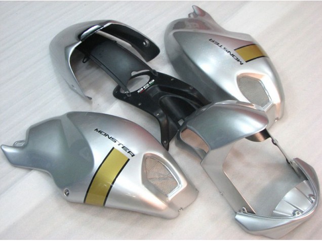 Inexpensive 2008-2012 Black Silver Monster Ducati Monster 696 Motorcycle Fairings Kit Inexpensive 2008-2012 Black Silver Monster Ducati Monster 696 Motorcycle Fairings Kit