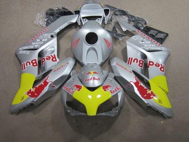 Inexpensive 2004-2005 Silver Red Bull Honda CBR1000RR Motorcylce Fairings Inexpensive 2004-2005 Silver Red Bull Honda CBR1000RR Motorcylce Fairings